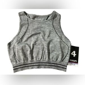 Fourlaps Gray Sports Bra
